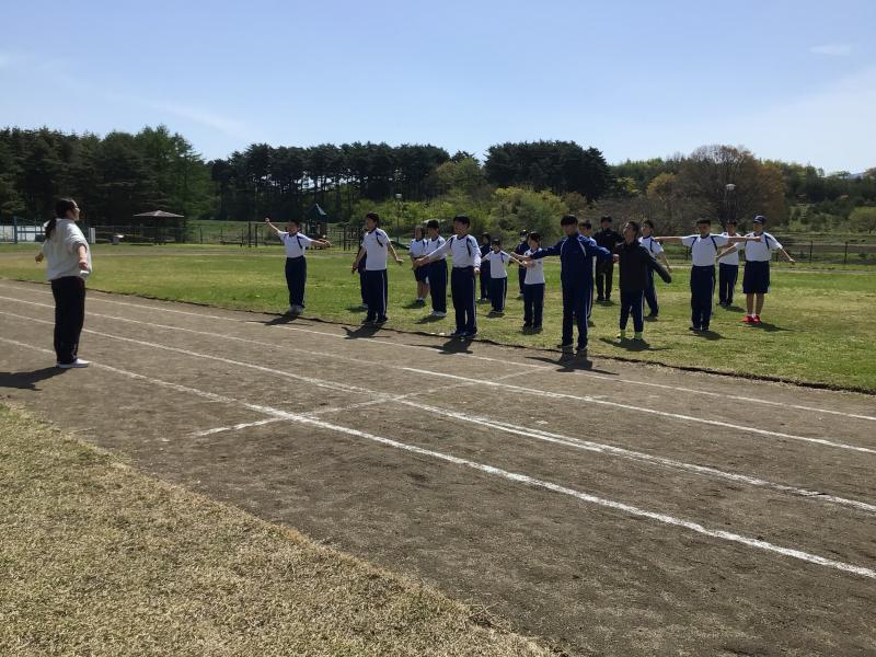 朝の運動①