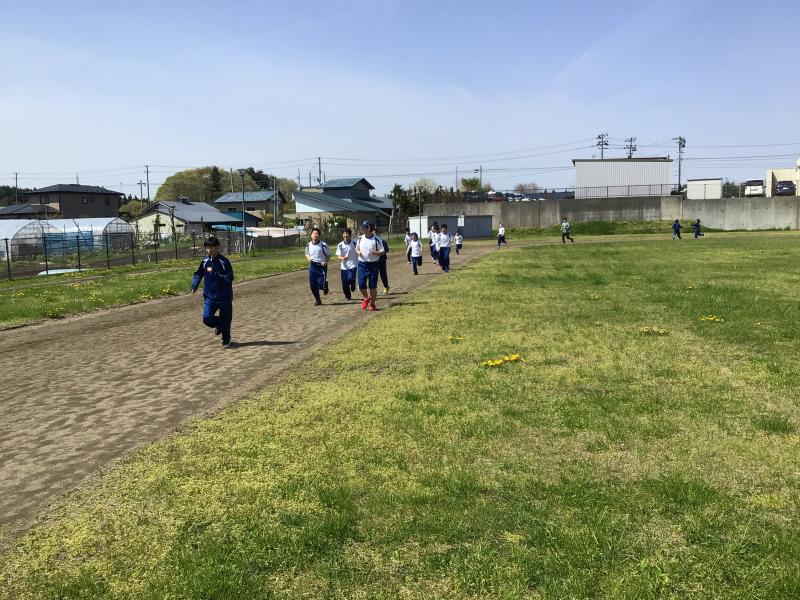 朝の運動②