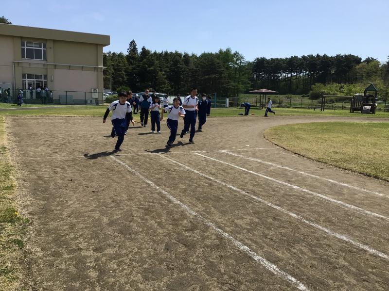 朝の運動④