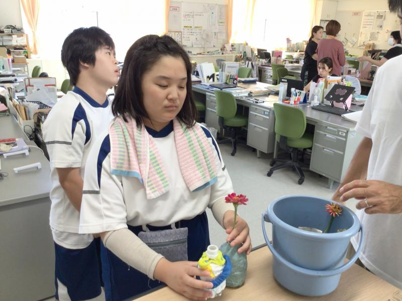 花の入れ替え③
