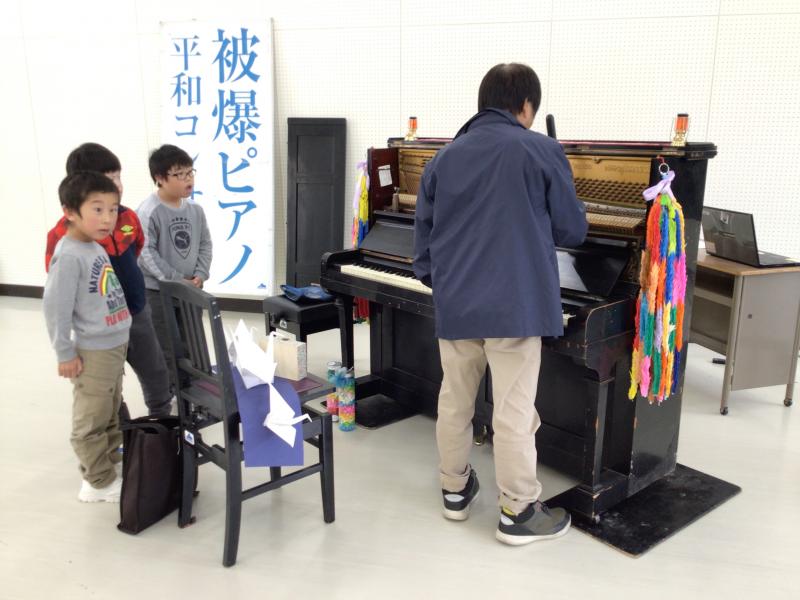 ピアノの調律を参観